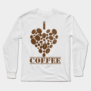 i love coffee Long Sleeve T-Shirt